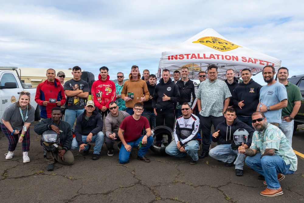 Marines Sharpen Skills in Motorcycle Safety Course at MCBH