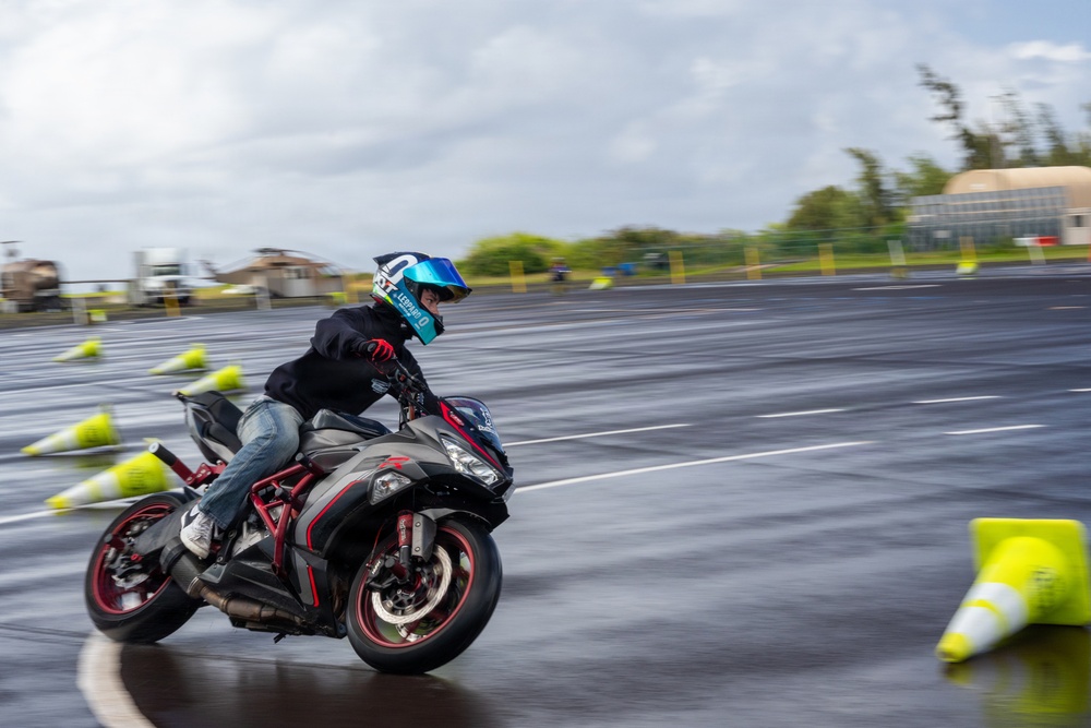 Marines Sharpen Skills in Motorcycle Safety Course at MCBH