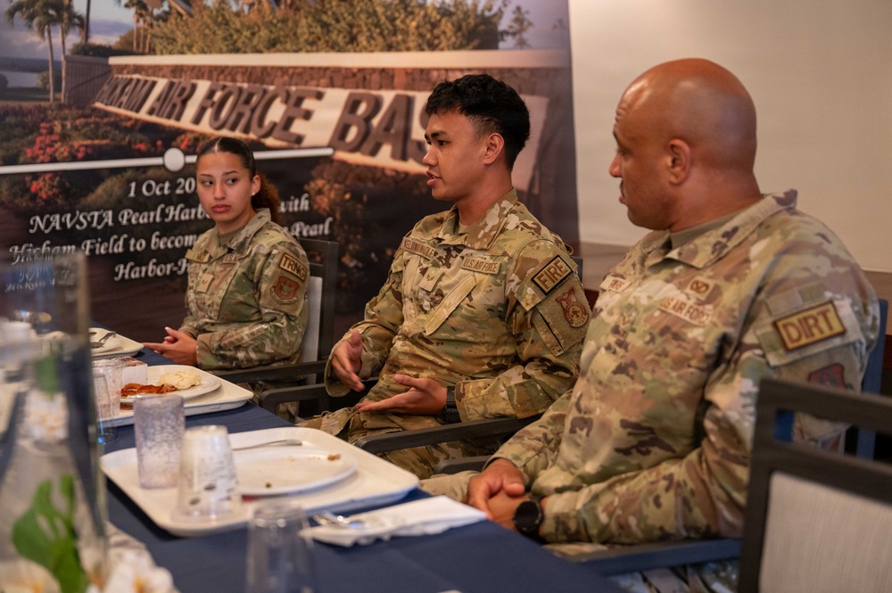 624th RSG leaders host Breakfast with Airmen event