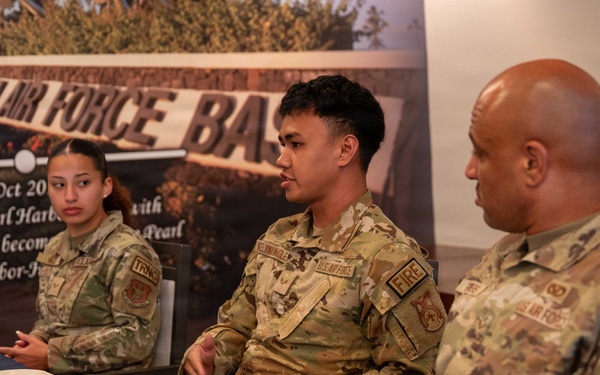 624th RSG leaders host Breakfast with Airmen event
