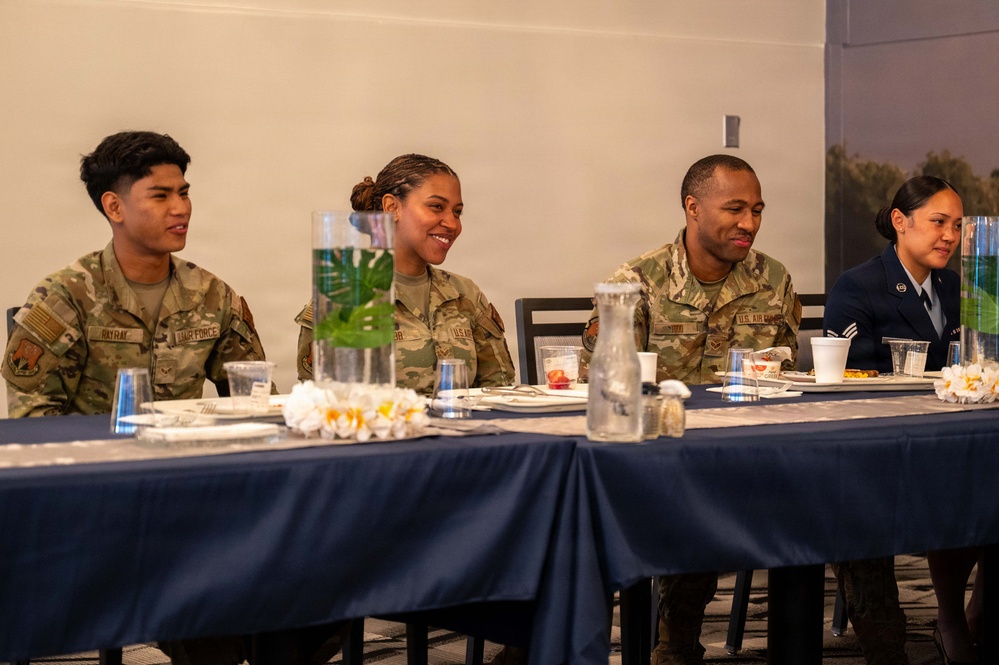 624th RSG leaders host Breakfast with Airmen event