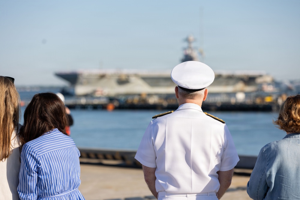 The World's Largest Aircraft Carrier Returns from Historic 11-Month Deployment