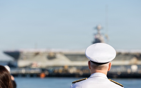 The World's Largest Aircraft Carrier Returns from Historic 11-Month Deployment