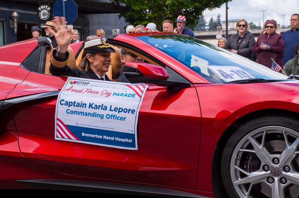 NMRTC Bremerton CO Honors Service at Armed Forces Day Parade