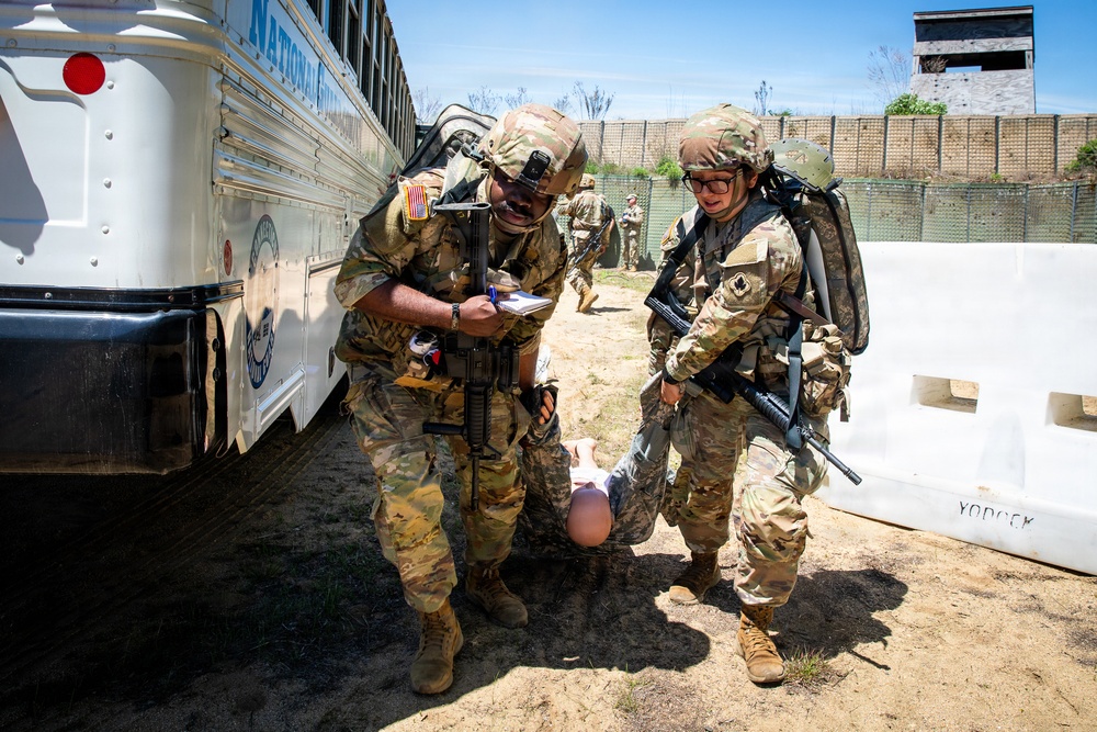 Connecticut Guard Medical Soldiers Conduct Mass Casualty Exercise