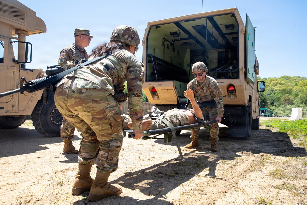 Connecticut Guard Medical Soldiers Conduct Mass Casualty Exercise