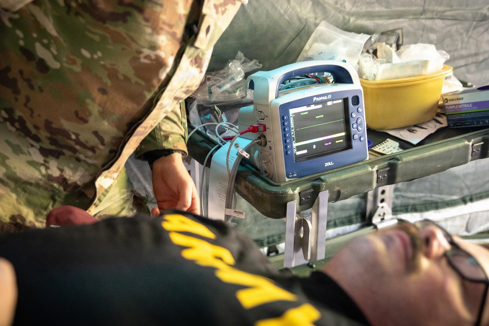 Connecticut Guard Medical Soldiers Conduct Mass Casualty Exercise
