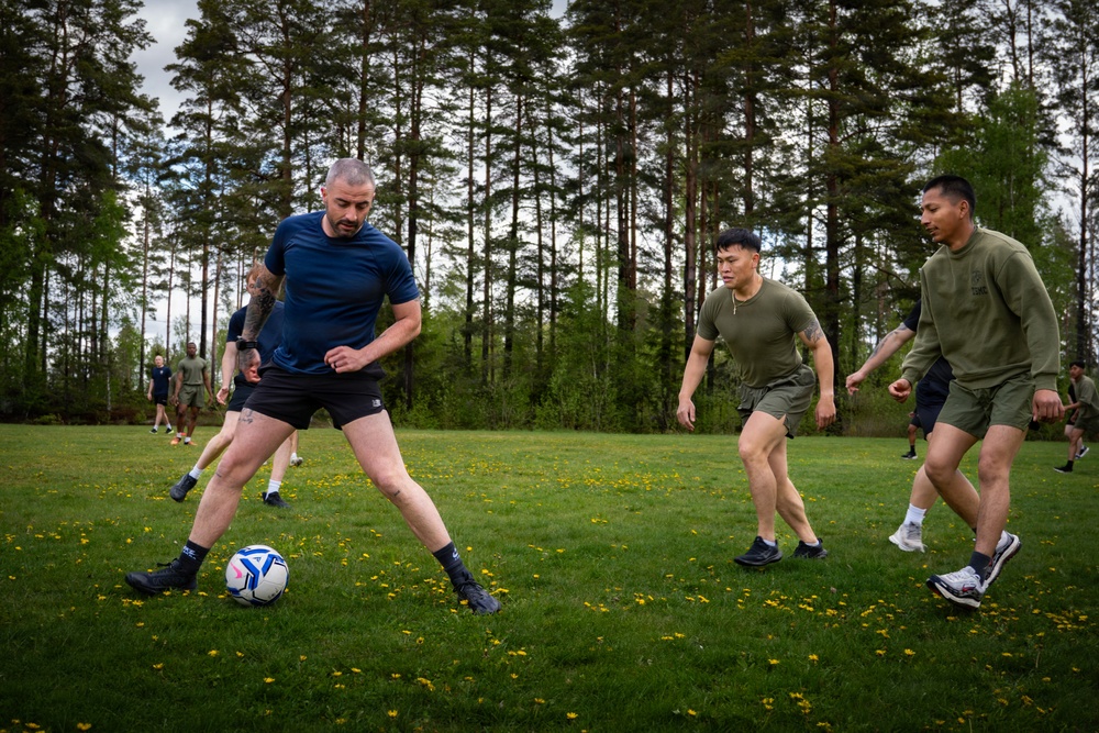 CLB-24 hosts bilateral sports competition in Baltic Sea