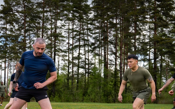 CLB-24 hosts bilateral sports competition in Baltic Sea