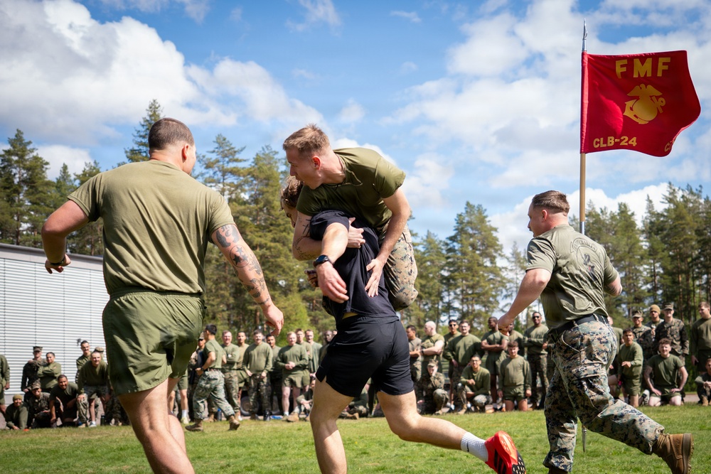 CLB-24 hosts bilateral sports competition in Baltic Sea