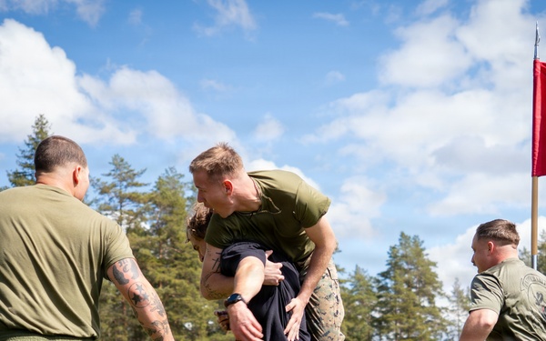 CLB-24 hosts bilateral sports competition in Baltic Sea