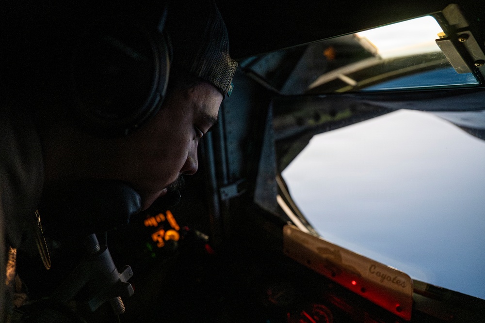 KC-135 Stratotanker fuels F-35 Lightning II