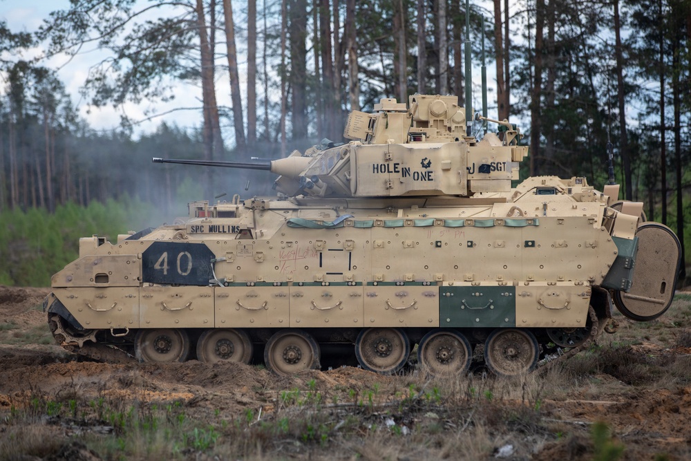 U.S. Army Soldiers conduct live-fire exercise during Project Flytrap in Lithuania