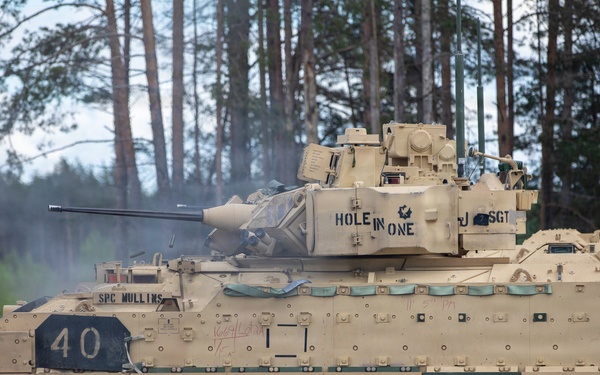 U.S. Army Soldiers conduct live-fire exercise during Project Flytrap in Lithuania