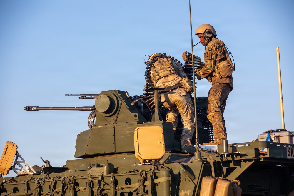 U.S. Army Soldiers conduct live-fire exercise during Project Flytrap in Lithuania