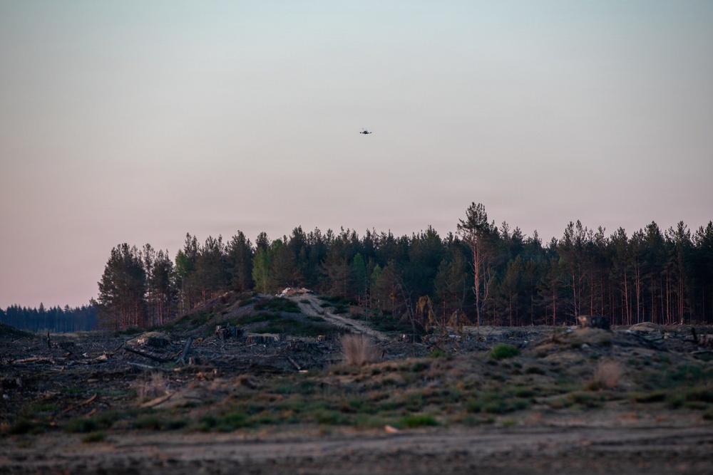 U.S. Army Soldiers conduct live-fire exercise during Project Flytrap in Lithuania