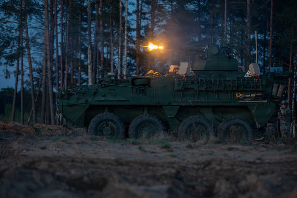 U.S. Army Soldiers conduct live-fire exercise during Project Flytrap in Lithuania