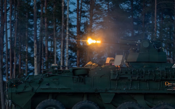 U.S. Army Soldiers conduct live-fire exercise during Project Flytrap in Lithuania
