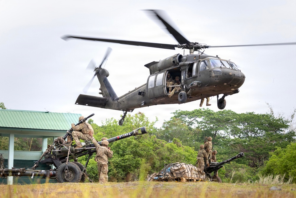 Salaknib 2026: Task Force Saber and 25th Infantry Division Artillery (DIVARTY) conduct Sling Load Operations