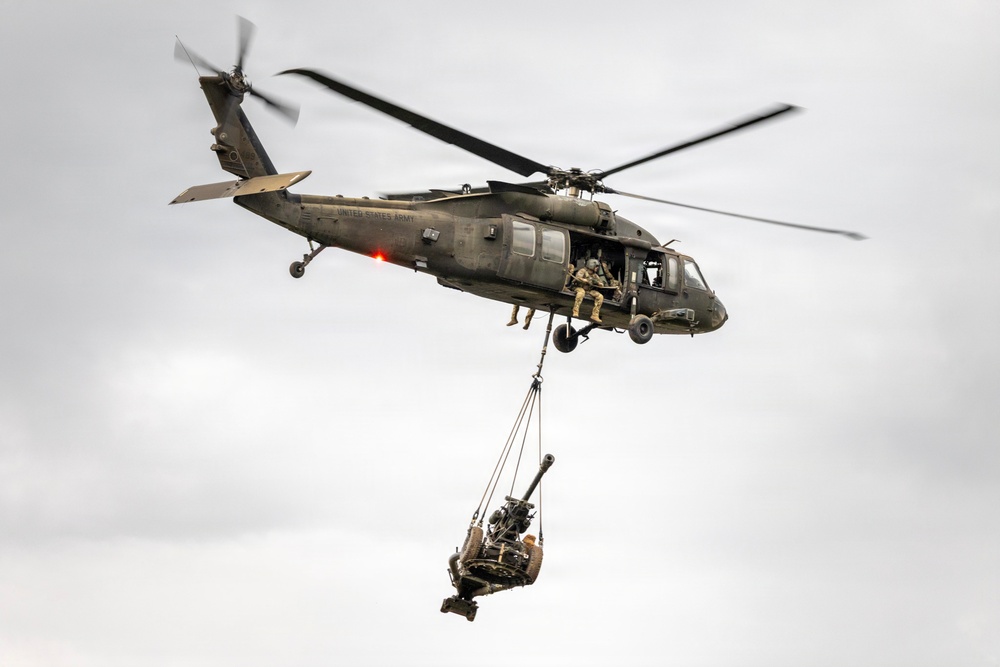Salaknib 2026: Task Force Saber and 25th Infantry Division Artillery (DIVARTY) conduct Sling Load Operations