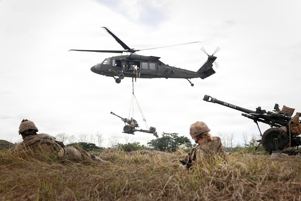 Salaknib 2026: Task Force Saber and 25th Infantry Division Artillery (DIVARTY) conduct Sling Load Operations