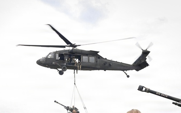 Salaknib 2026: Task Force Saber and 25th Infantry Division Artillery (DIVARTY) conduct Sling Load Operations