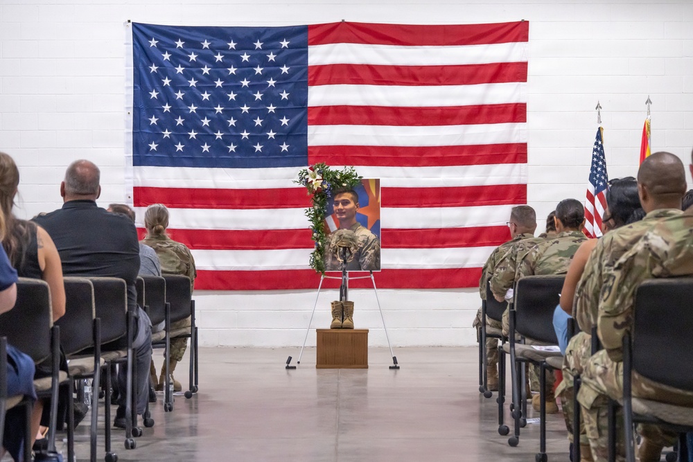 Memorial Service Held for 198th RSG Soldier