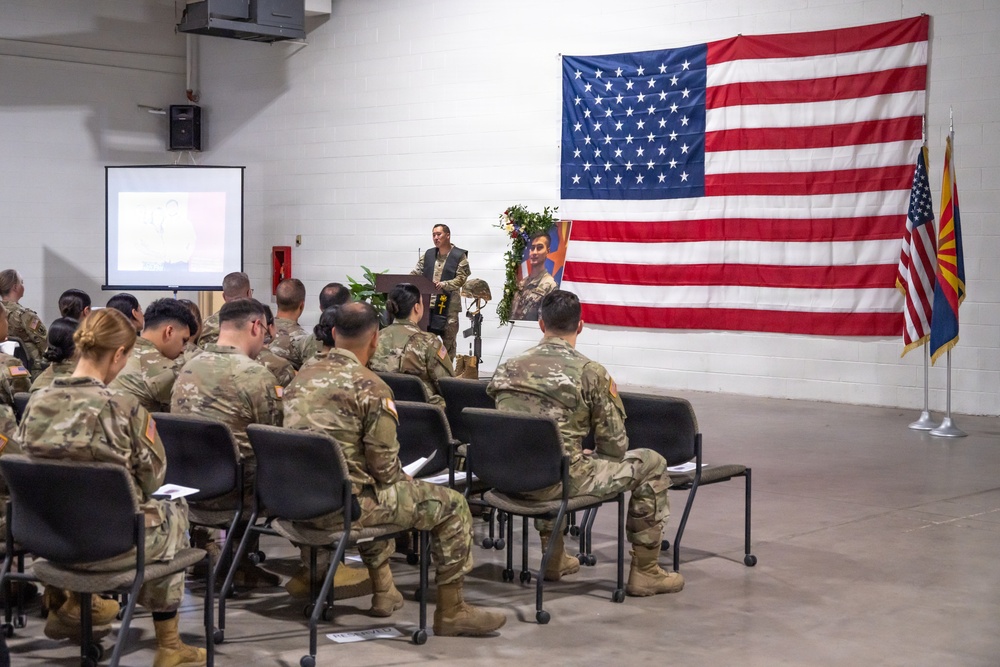 Memorial Service Held for 198th RSG Soldier