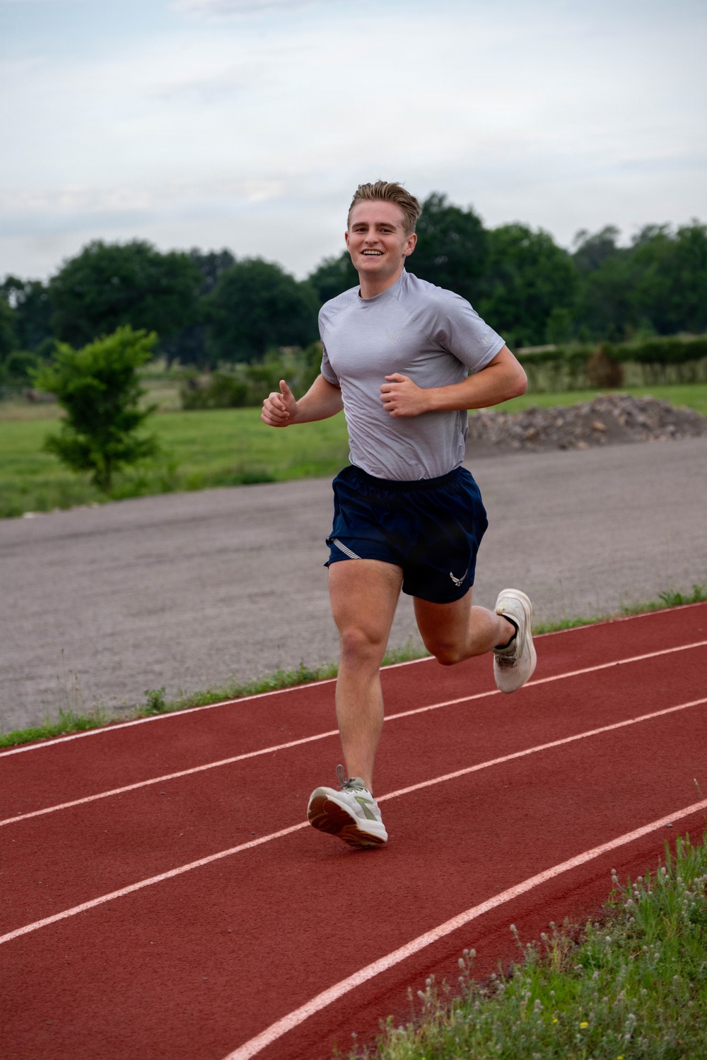 Airmen Execute a Mock Physical Training Test at Fort Chaffee