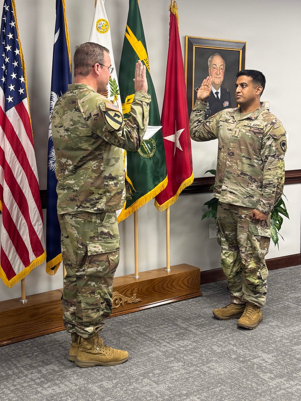 2LT Pratik Das Swear in Ceremony