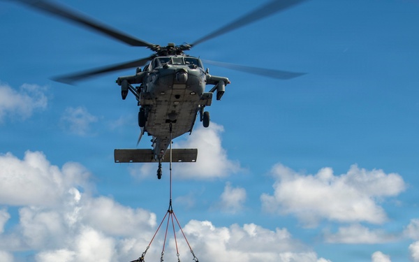 Nimitz Conducts a Replenishment-at-Sea
