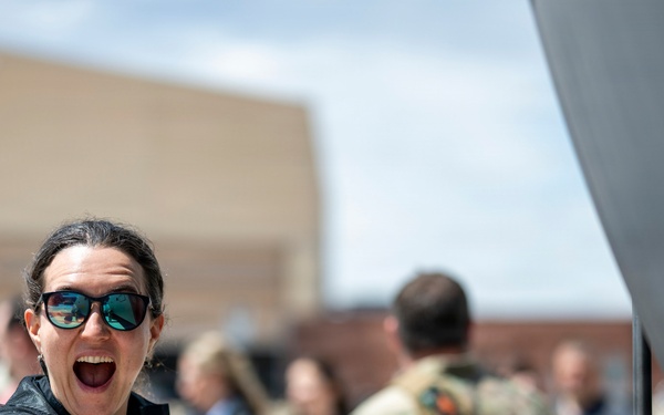 Leadership Wyoming visits 153rd Airlift Wing