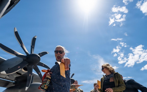 Leadership Wyoming visits 153rd Airlift Wing
