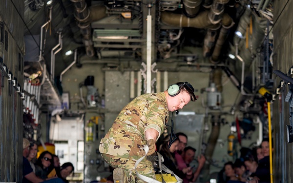 Leadership Wyoming visits 153rd Airlift Wing
