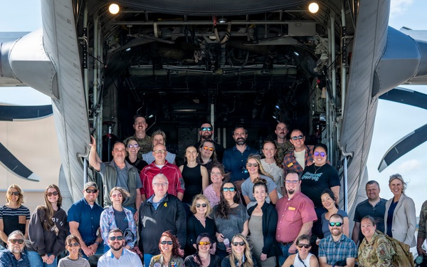Leadership Wyoming visits 153rd Airlift Wing