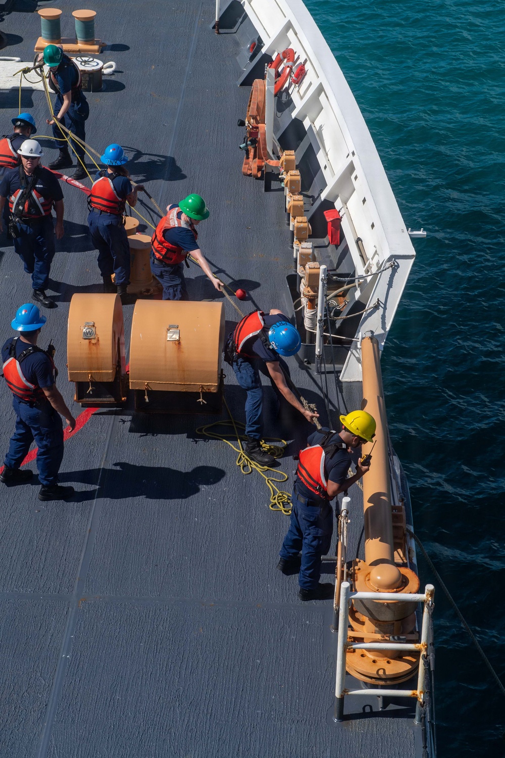 USCGC Midgett (WMSL 757) arrives at Naval Base Guam for scheduled port visit