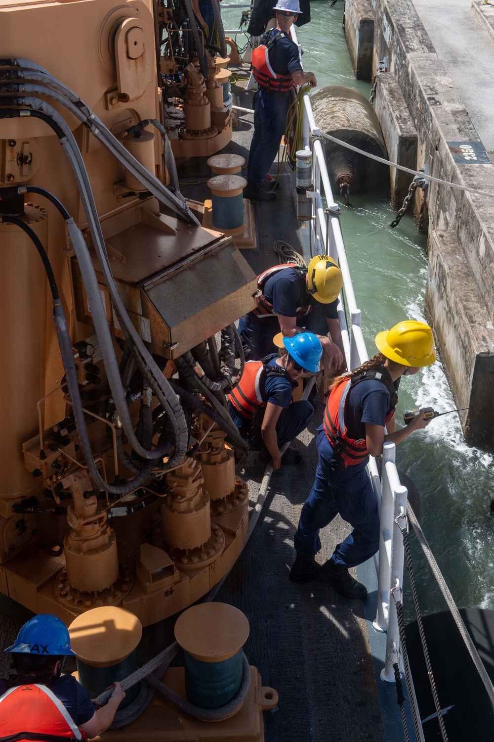 USCGC Midgett (WMSL 757) arrives at Naval Base Guam for scheduled port visit
