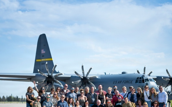 Leadership Wyoming visits 153rd Airlift Wing