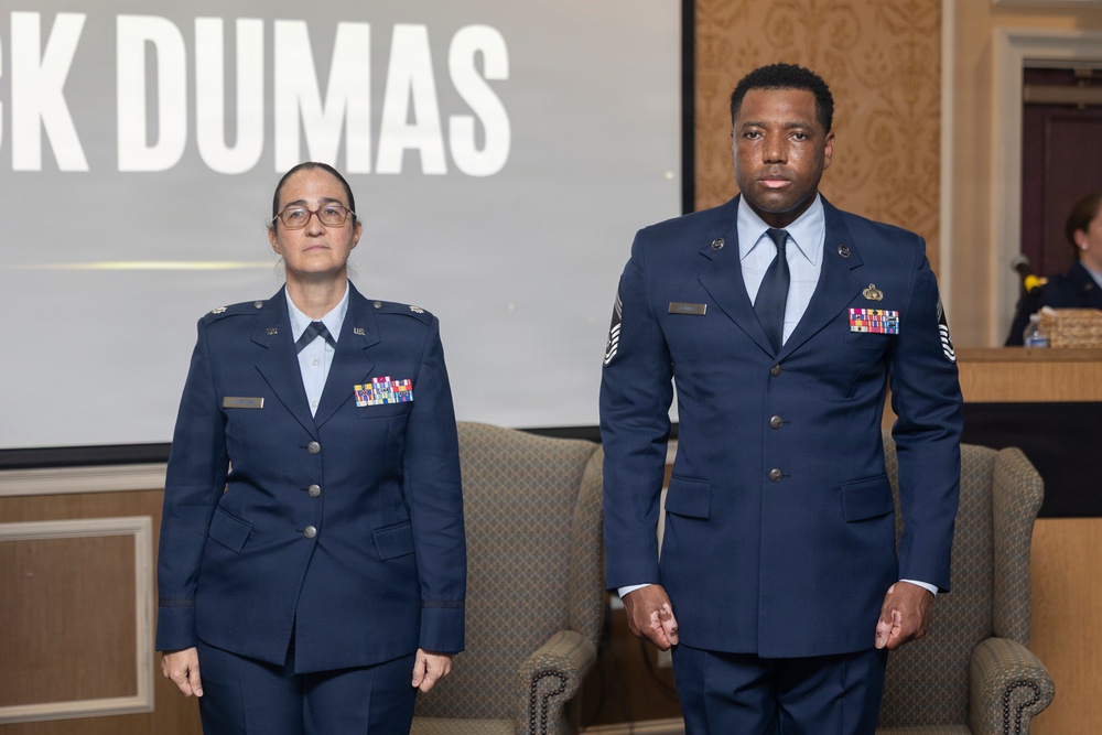 Chief Master Sgt. Dumas Promotion