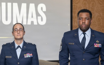 Chief Master Sgt. Dumas Promotion