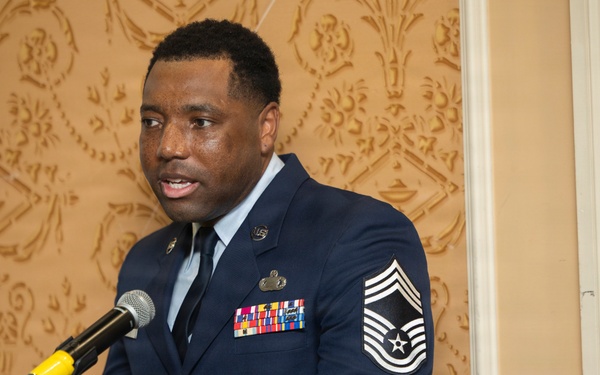 Chief Master Sgt. Dumas Promotion