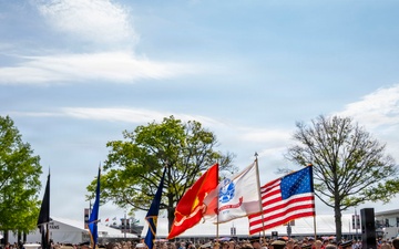 Joint enlistment ceremony honors America’s 250th birthday during Armed Forces Day weekend at Indianapolis Motor Speedway