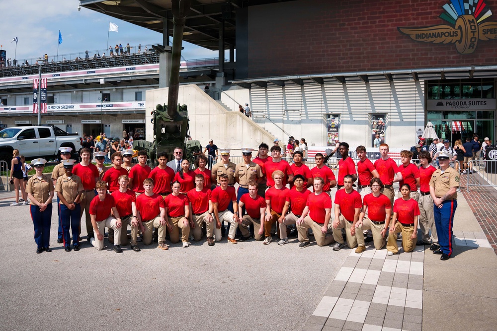 Joint enlistment ceremony honors America’s 250th birthday during Armed Forces Day weekend at Indianapolis Motor Speedway