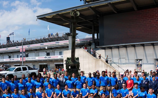 Joint enlistment ceremony honors America’s 250th birthday during Armed Forces Day weekend at Indianapolis Motor Speedway