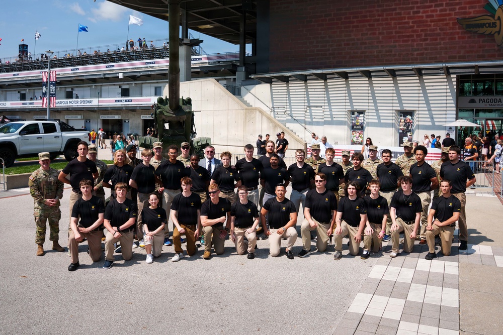 Joint enlistment ceremony honors America’s 250th birthday during Armed Forces Day weekend at Indianapolis Motor Speedway