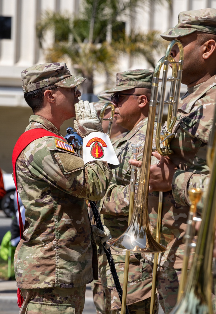 Military Musical Tradition here in Torrance, California.