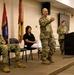 184th Expeditionary Sustainment Command, MSARNG, Promotion Ceremony of Sgt. Maj. Michael White