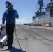 USS Iwo Jima Sailors Clean the Flight Deck