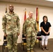 184th Expeditionary Sustainment Command, MSARNG, Promotion Ceremony of Sgt. Maj. Michael White