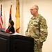 184th Expeditionary Sustainment Command, MSARNG, Promotion Ceremony of Sgt. Maj. Michael White